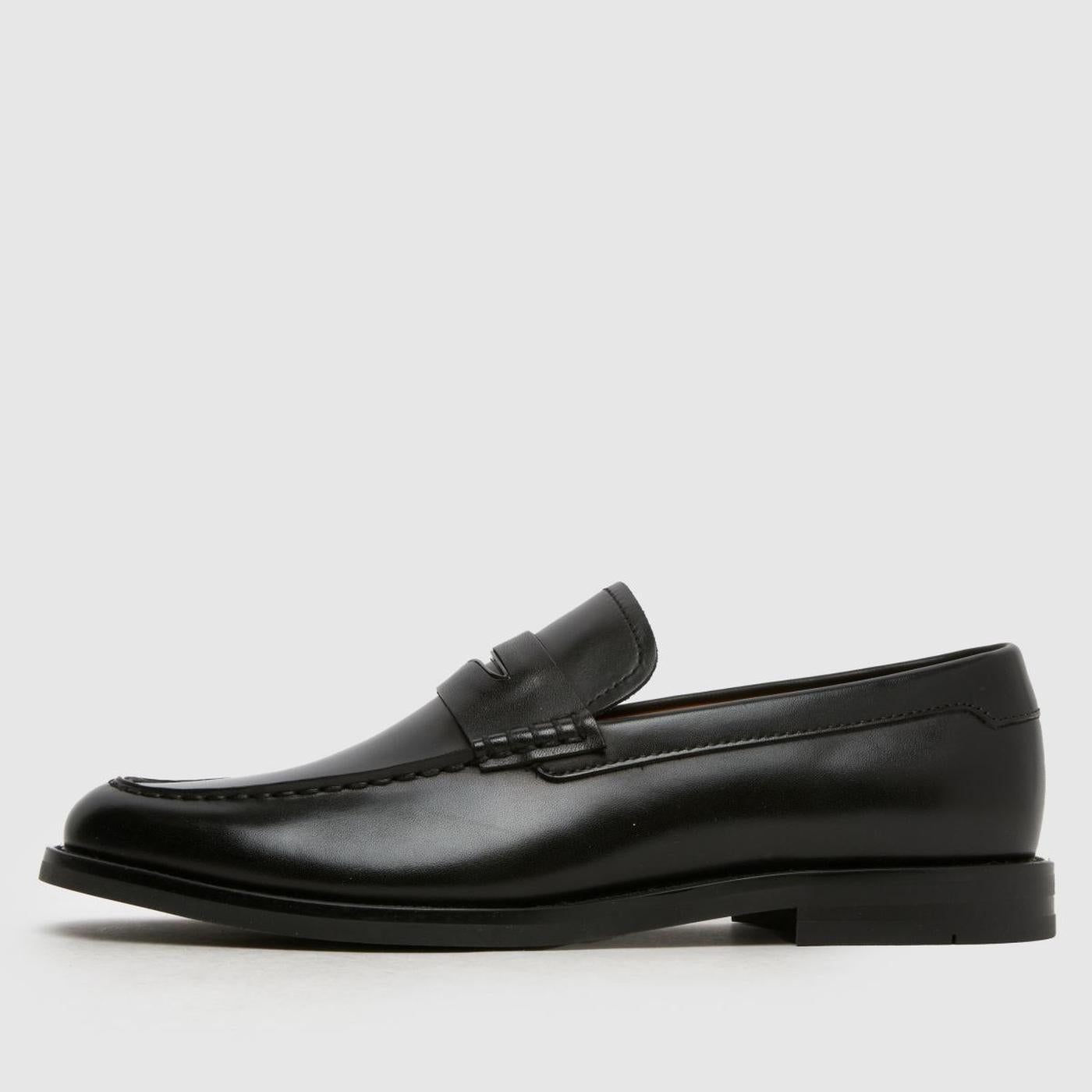 Richard Leather Loafer in Black