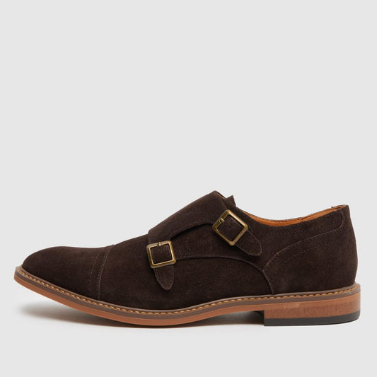 Rio Suede Monk in Brown