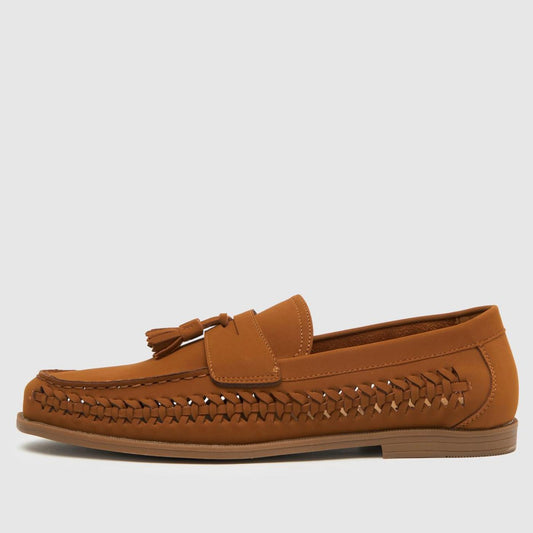Reign Woven Loafer in Tan