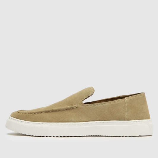 Rick Suede Slip On in Natural