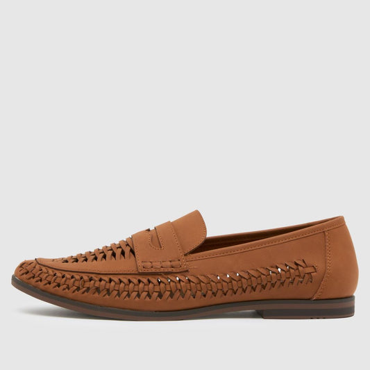 Reem Woven Loafer in Tan