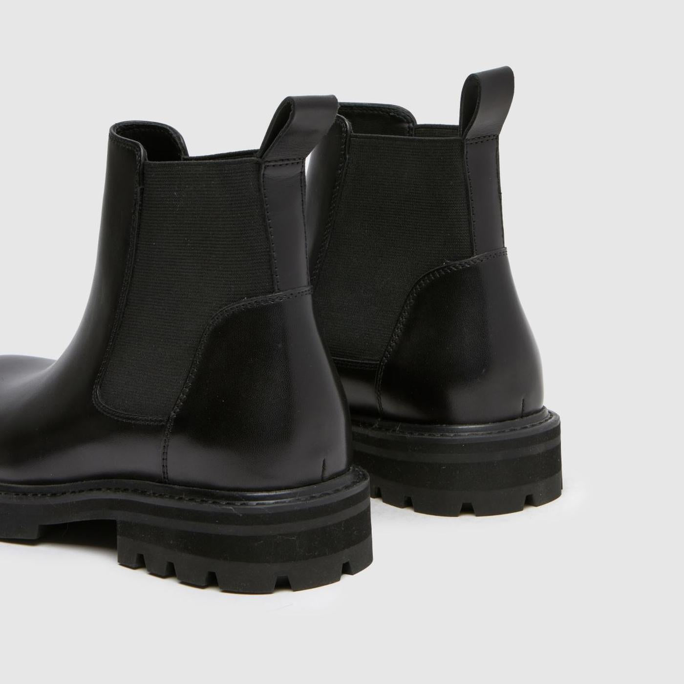 Dorian Leather Chelsea in Black