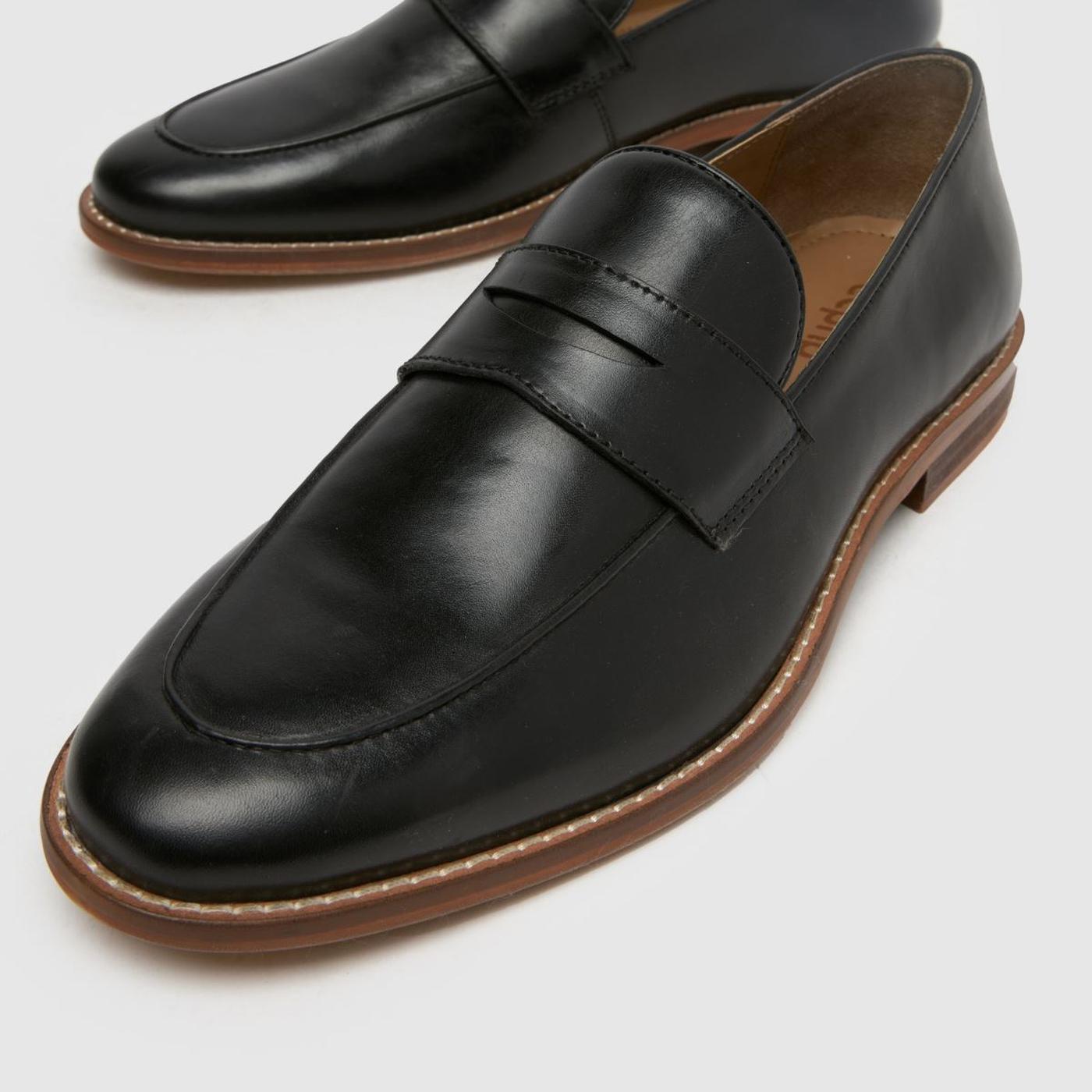 Rune Leather Loafer in Black