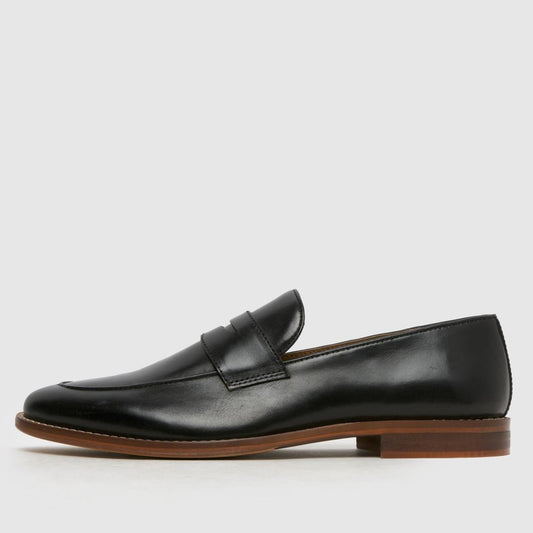 Rune Leather Loafer in Black